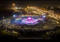 استقبال ۱۵ هزار نفری مردم دیّر و کنگان از جشنواره آفتاب خلیج فارس