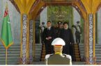 مراسم استقبال رسمی آیت الله رئیسی از رییس جمهور ترکمنستان برگزار شد