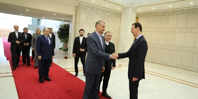 دیدار امیرعبداللهیان با بشار اسد 