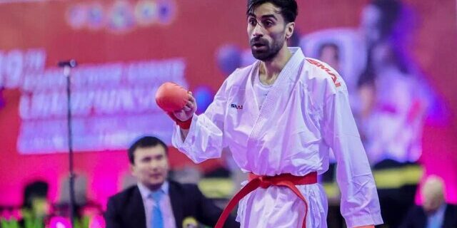 مدال طلای بهنام دهقان‌زاده و آتوسا گلشادنژاد در کاراته قهرمانی آسیا