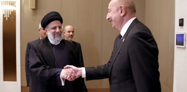 روسای جمهور ایران و آذربایجان در تاشکند دیدار کردند