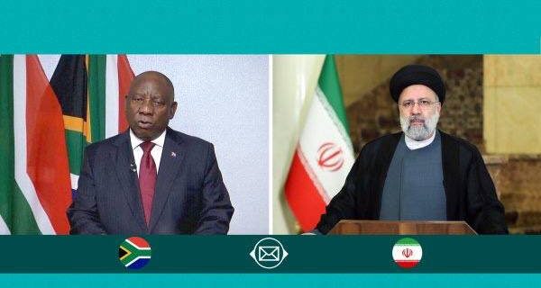 امیدواری برای توسعه روزافزون روابط دوجانبه ایران و آفریقای جنوبی