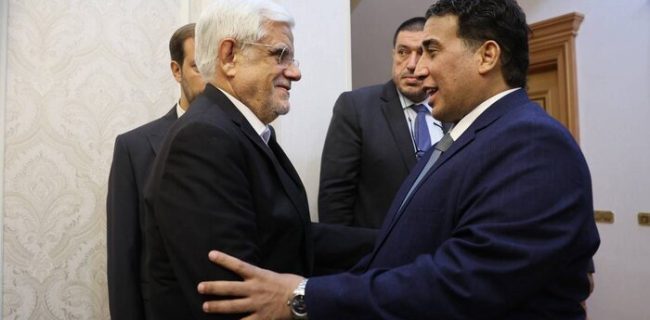 عارف: ایران مخالف هرگونه دخالت خارجی در امور داخلی لیبی است