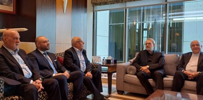 لاریجانی در بیروت: همواره به دنبال تحقق منافع ملی لبنان خواهیم بود