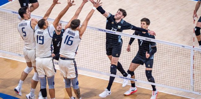 حذف والیبال آرژانتین از قهرمانی جهان توسط ایتالیا حذف والیبال آرژانتین از قهرمانی جهان توسط ایتالیا