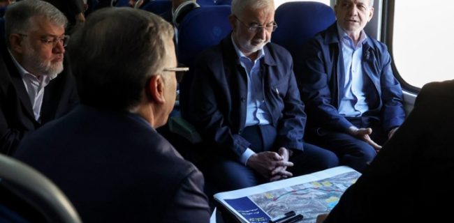 بازدید پزشکیان از خطوط راه آهن استان تهران